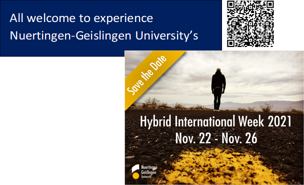 Poziv studentima na International week - Nuertingen-Geislingen University (Njemačka)