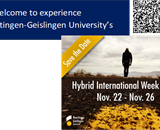 Poziv studentima na International week - Nuertingen-Geislingen University (Njemačka)