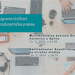 Promocija programa UniStart Studentska poduzetnička praksa