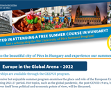 Summer School “Europe in the Global Arena - 2022”