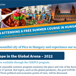 Summer School “Europe in the Global Arena - 2022”