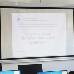 SEMINAR „ANALIZA FINANCIJSKIH IZVJEŠTAJA“