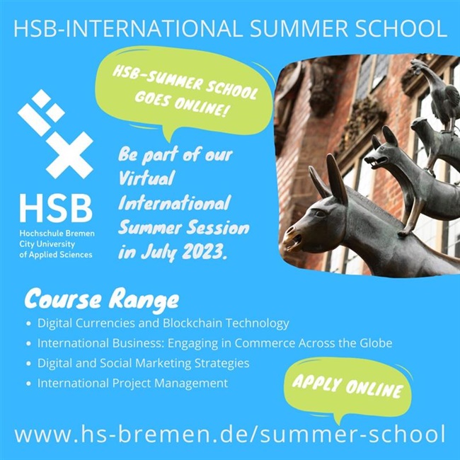 HSB-Virtual International Summer School 2023 "Bitcoin and Business"