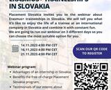 Webinar about Erasmus traineeships in Slovakia