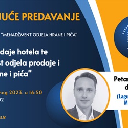 Gostujuće predavanje - Petar Dragičević, dipl.oec.