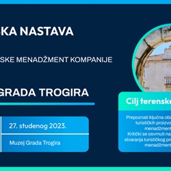 Terenska nastava - Muzej Grada Trogira