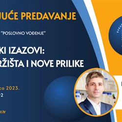Gostujuće predavanje - Igor Drašković, mag.oec.