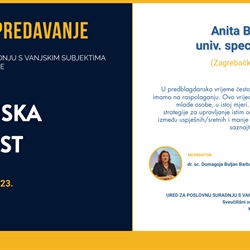 Gostujuće predavanje - Anita Boban, univ. spec. oec. (ZABA)