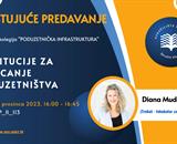 Gostujuće predavanje - Diana Mudrinić