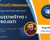 Nastupno predavanje - Hrvoje Vitez