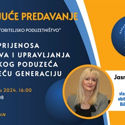 Gostujuće predavanje - Jasminka Biliškov