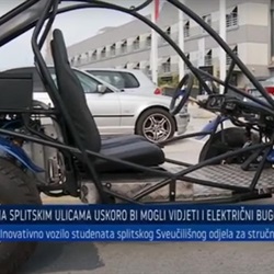 Splitski studenti napravili električni buggy (Televizija Dalmacija)