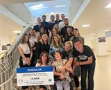 Svečano uručenje donacijskog čeka Matei Lončar i njenim roditeljima