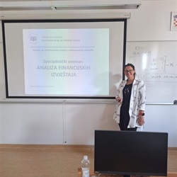 Održan specijalistički seminar „Analiza financijskih izvještaja“