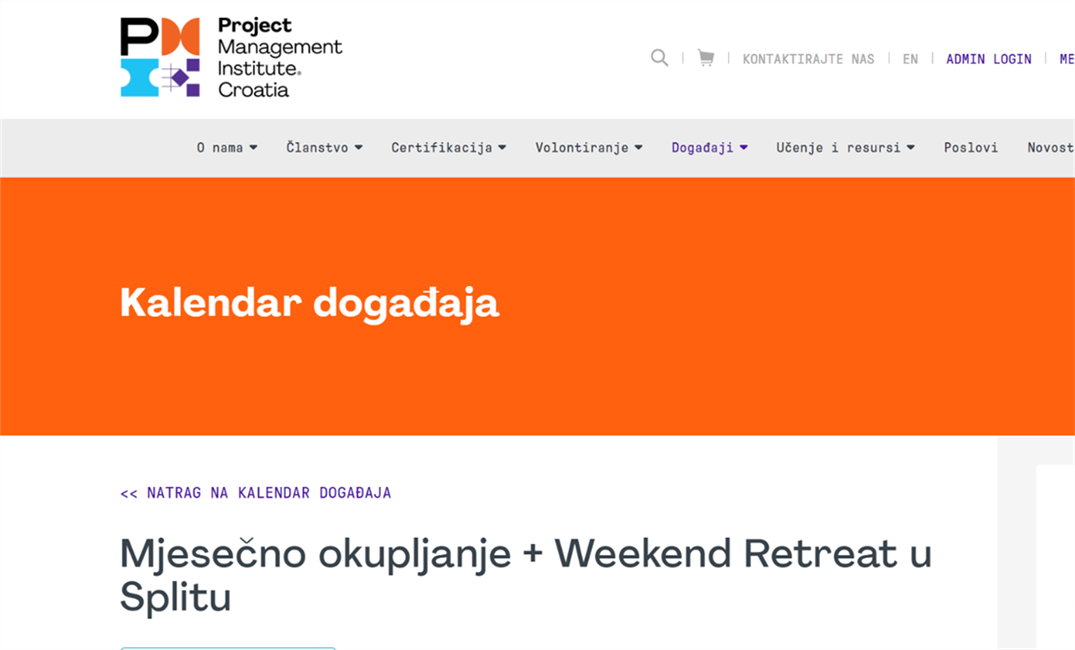 Mjesečno okupljanje + Weekend Retreat u Splitu