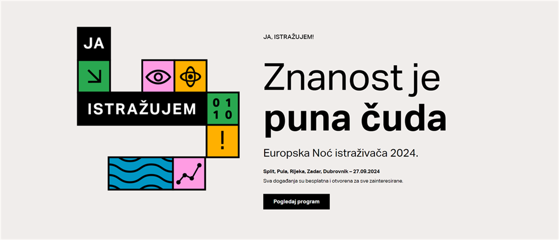 POZIV Europska noć istraživača - 27. rujna