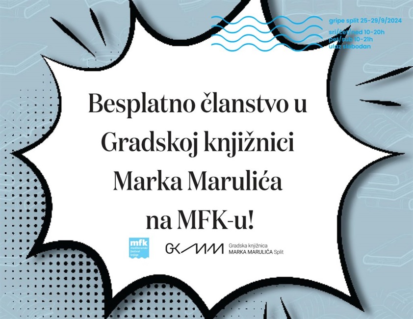 Besplatno učlanjenje u Gradsku knjižnicu Marko Marulić