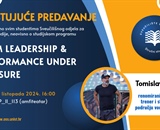 Gostujuće predavanje - Tomislav Stipić