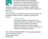 Prilika za studentski rad