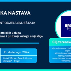 Terenska nastava - Brown Beach House, Trogir