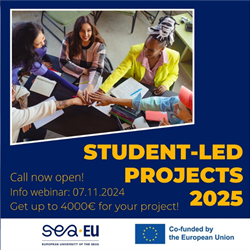 Otvoren natječaj za SEA-EU studentske projekte!