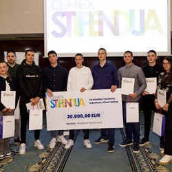 Cemex dodijelio stipendije učenicima i studentima lokalne zajednice u ukupnom iznosu od 20.000 eura