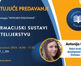 Gostujuće predavanje - Antonija Ordulj