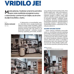 Članak o laboratorijskom modelu sustava grijanja, hlađenja i pripreme PTV-a (časopis EGE)