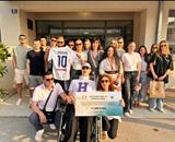 Uručenje donacijskog čeka Marinu Mijiću