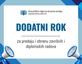 Odluka o dodatnom roku za predaju i obranu završnih i diplomskih radova u akademskoj godini 2024.2025.
