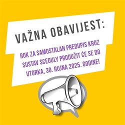 VAŽNA OBAVIJEST