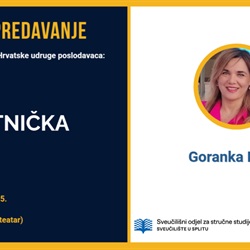 GOSTUJUĆE PREDAVANJE: Moja poduzetnička priča