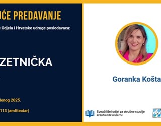GOSTUJUĆE PREDAVANJE: Moja poduzetnička priča