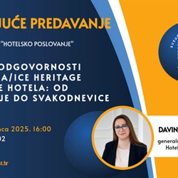 Gostujuće predavanje - Davina Ljubičić Đirlić
