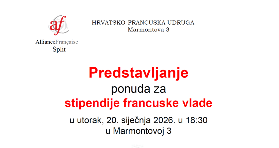 Prezentacija stipendija francuske vlade