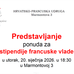 Prezentacija stipendija francuske vlade