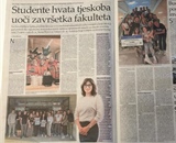 Slobodna Dalmacija objavila članak o međunarodnom istraživanju naših profesorica!