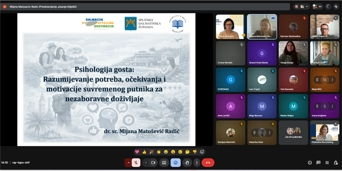 Održana in-house edukacija: Psihologija gosta: razumijevanje potreba, očekivanja i motivacije suvremenog putnika