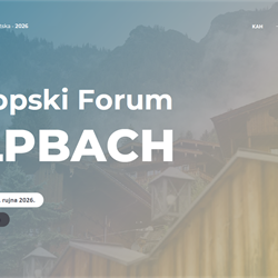 Međunarodna konferencija | stipendije | Europski Forum Alpbach 24.8.-04.9.2026.