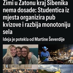 Dalmatinski portal objavio članak o inicijativi naše studentice Martine Ševerdije!