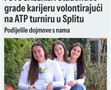 Studentice kolegija Menadžment događaja u organizaciji ATP turnira Split Open Jolly Autoline!