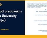 Gostujući predavači s Taylor's University (Malezija)