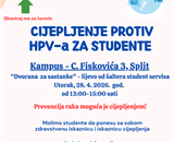 Cijepljenje protiv HPV-a za studente
