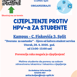 Cijepljenje protiv HPV-a za studente