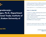 Gostujuće predavanje - Krystian Bigos, Ph.D.; Krakow University of Economics