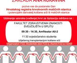 Akcija upisa u Registar darivatelja matičnih stanica uz edukativni program na Fakultetu zdravstvenih znanosti u Splitu