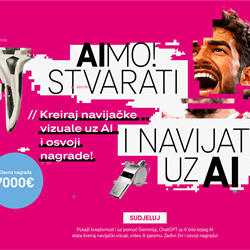 'AIMO! stvarati i navijati uz AI' - Hrvatski Telekom poziva kreativce da uz pomoć AI alata reinterpretiraju emociju nogometa