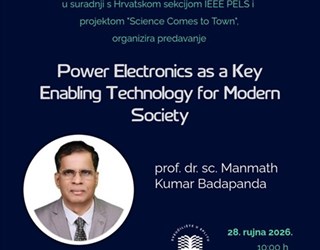 Predavanje "Power Electronics as a Key Enabling Technology for Modern Society"