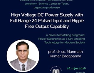 Predavanje "High Voltage DC Power Supply with Full Range 24 Pulsed Input and Ripple Free Output Capability"