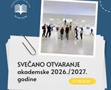 Svečano otvaranje akademske 2026./2027. godine